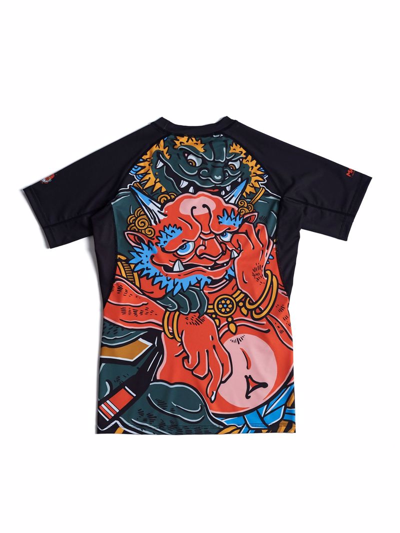 MANTO ONI RASHGUARD -black